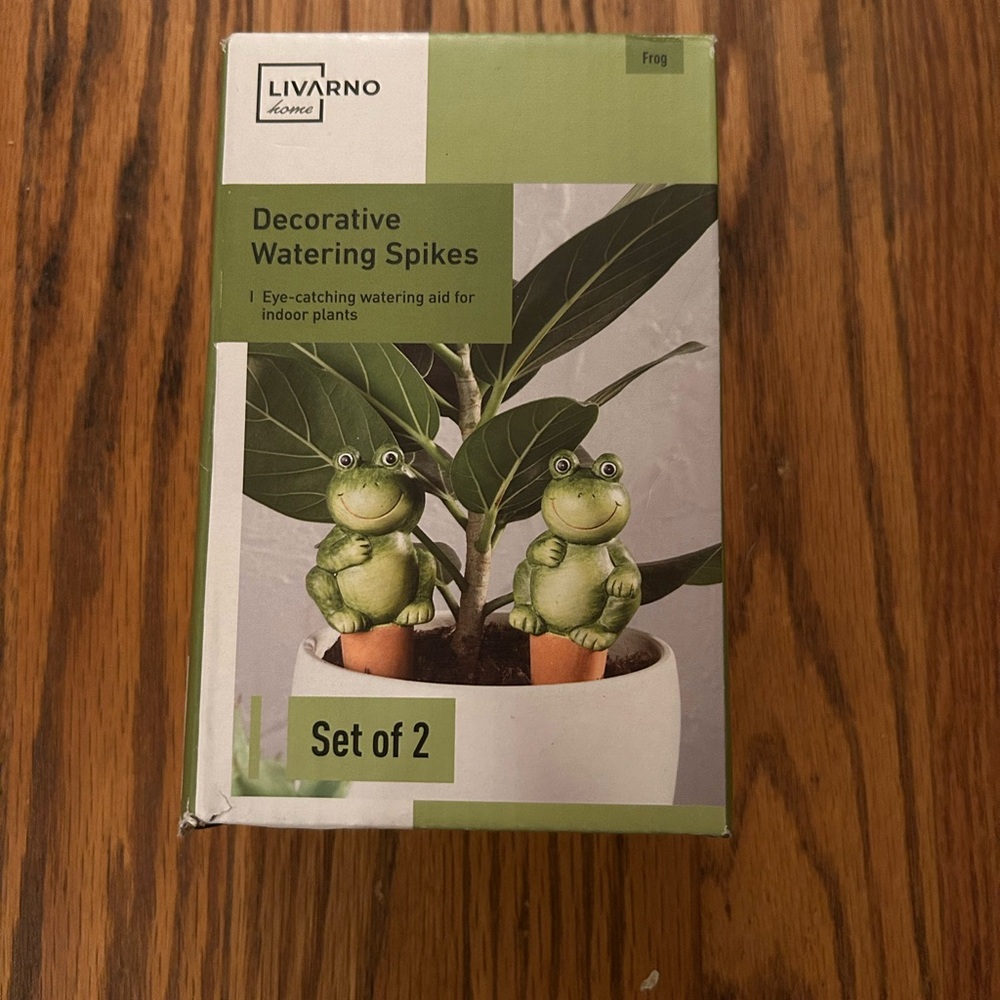Livarno Decorative Cottagecore Toad Watering Spikes - In Original Packaging